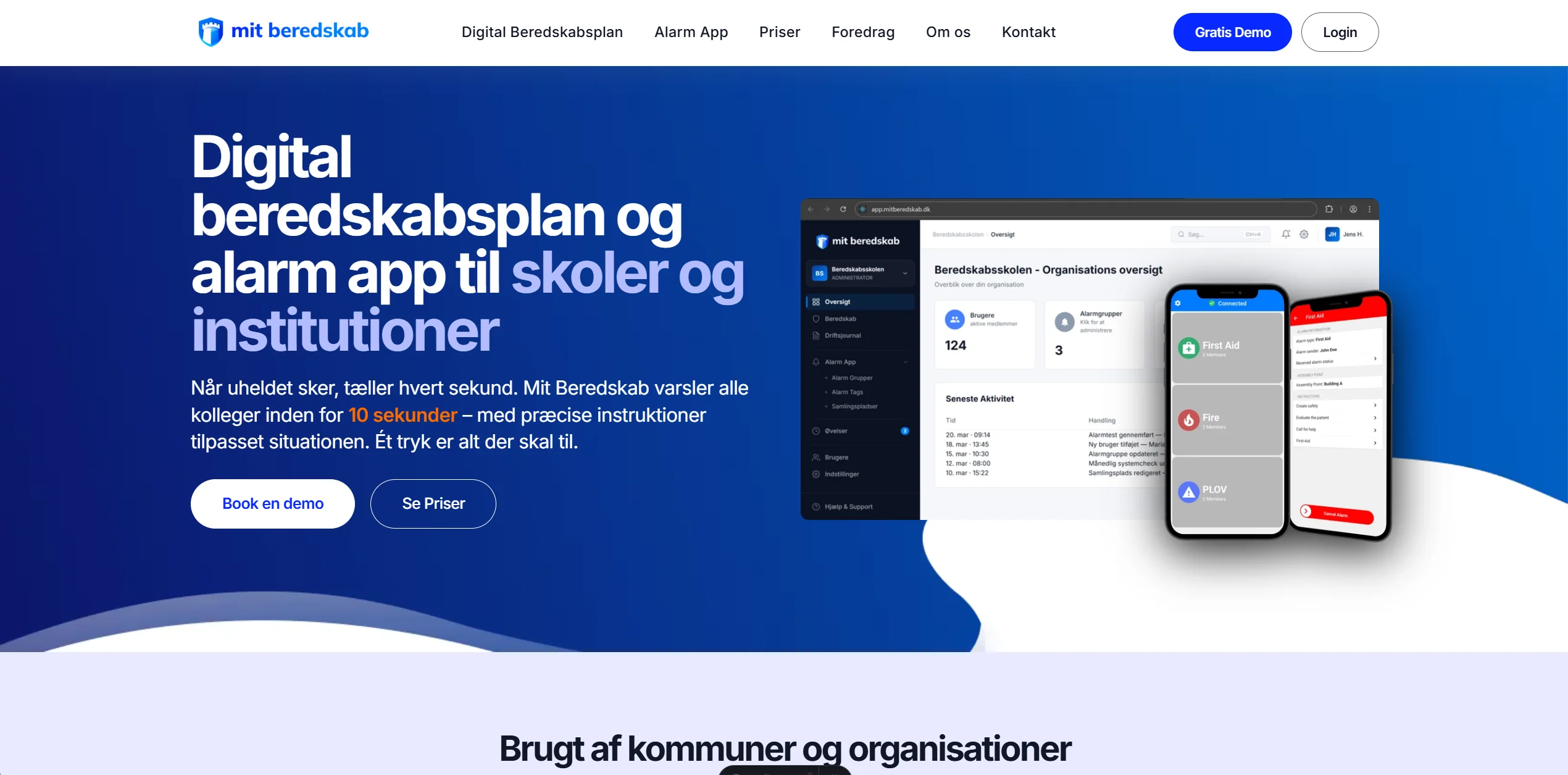 mitberedskab.dk hjemmeside